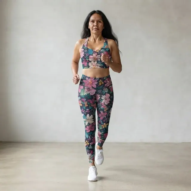 Longline Sports Bra, one-of-one design 9CF2CD14