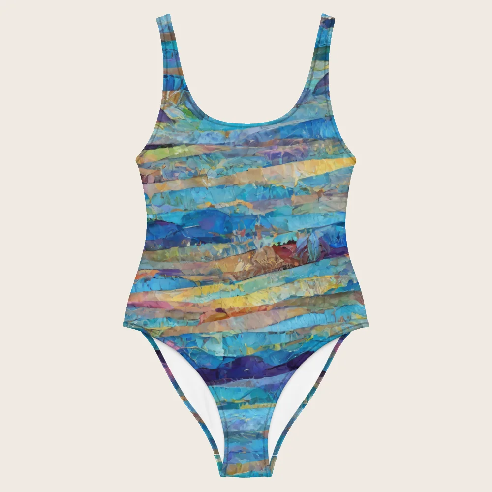 One-Piece Swimsuit on model