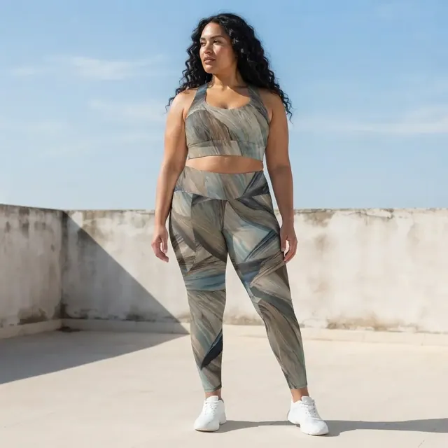 Longline Sports Bra, one-of-one design 970C89E2