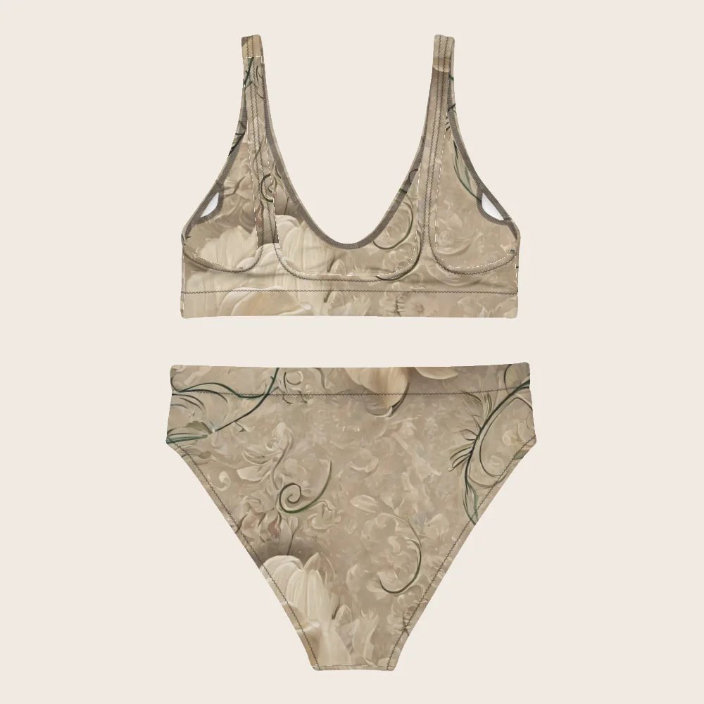 High-Waisted Bikini on model