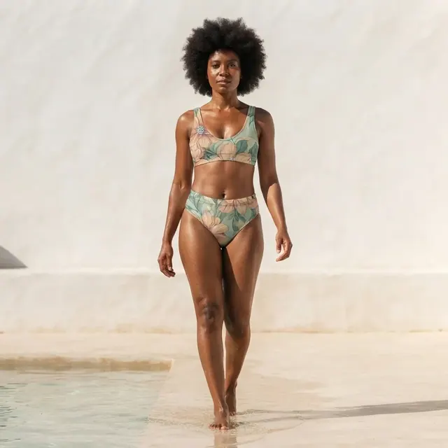 High-Waisted Bikini, one-of-one design 3F39C80A