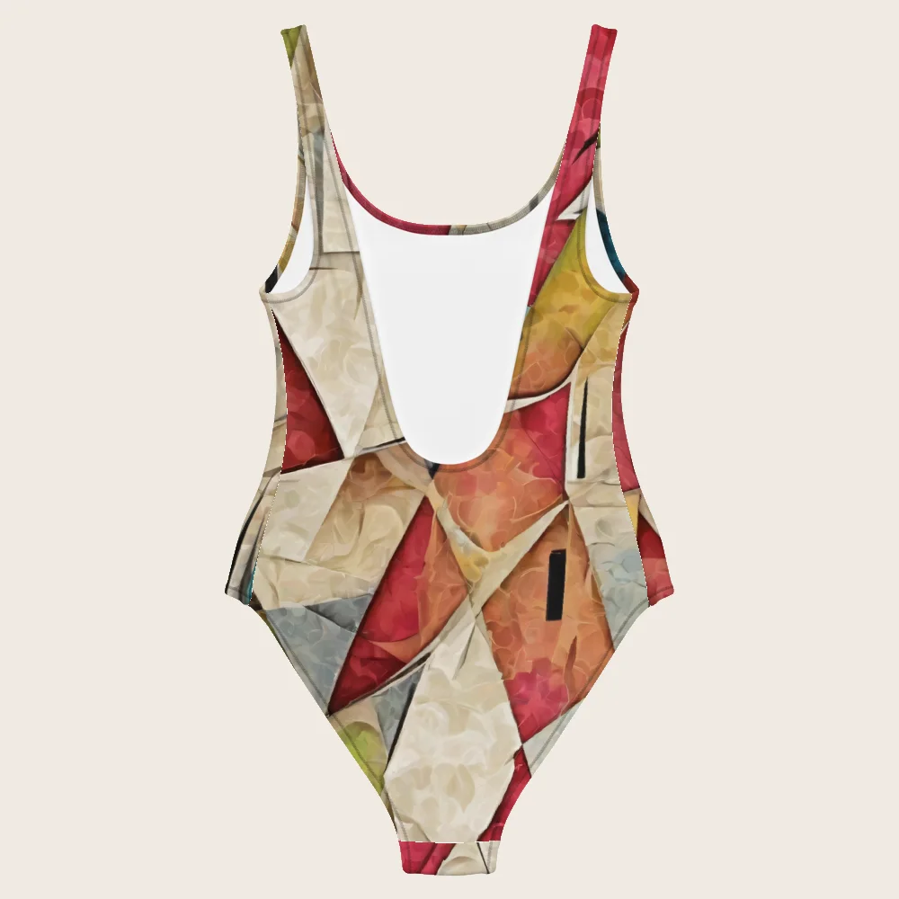 One-Piece Swimsuit on model