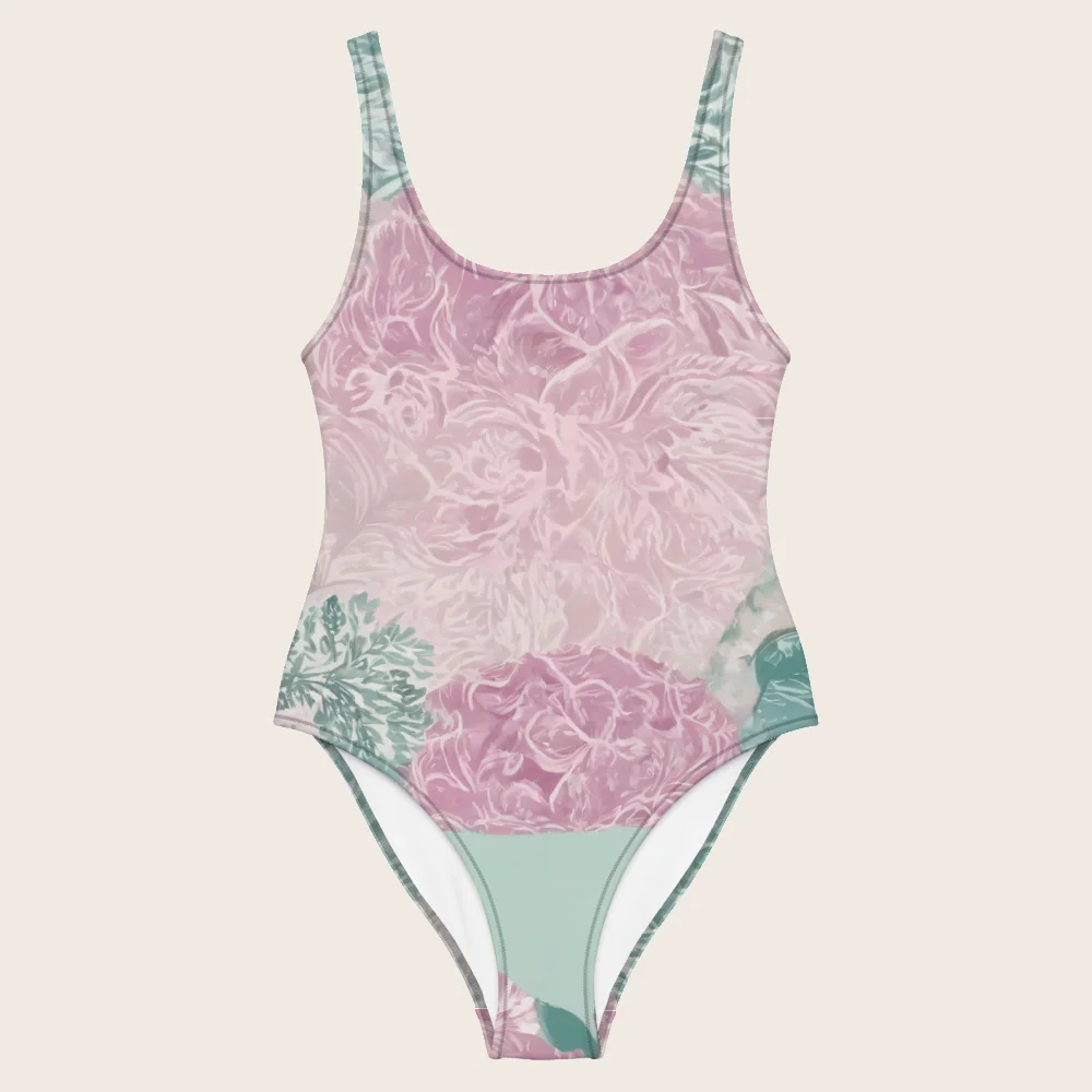 One-Piece Swimsuit on model