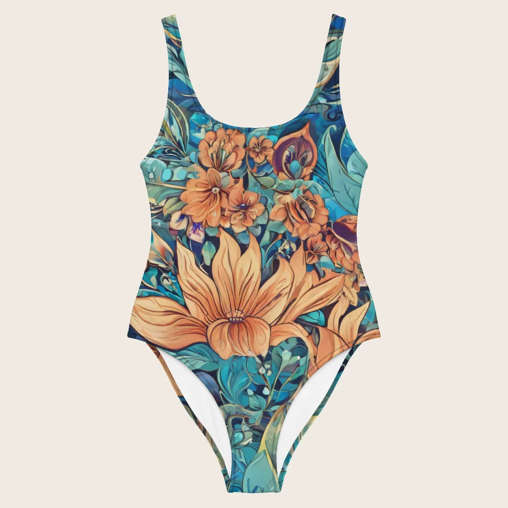 One-Piece Swimsuit on model