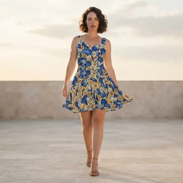 Skater Dress, one-of-one design 44392DAB