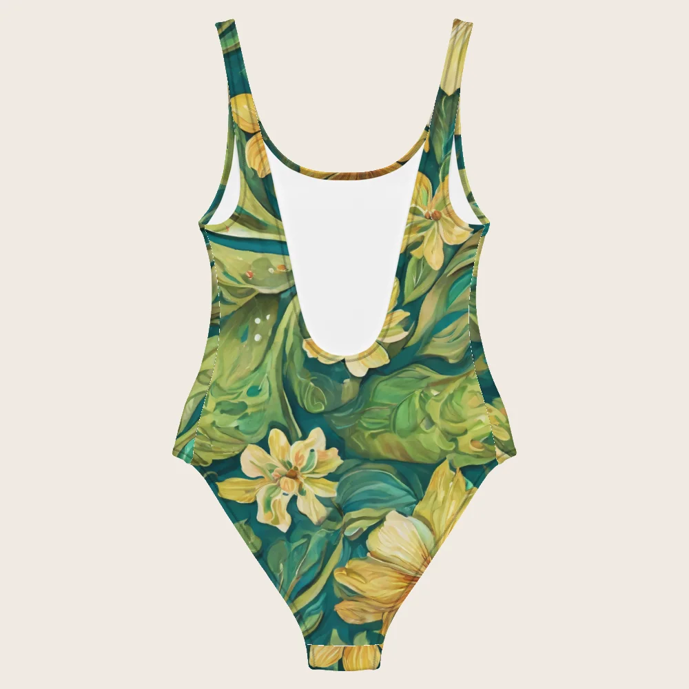 One-Piece Swimsuit on model