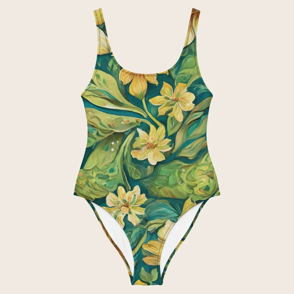 One-Piece Swimsuit on model