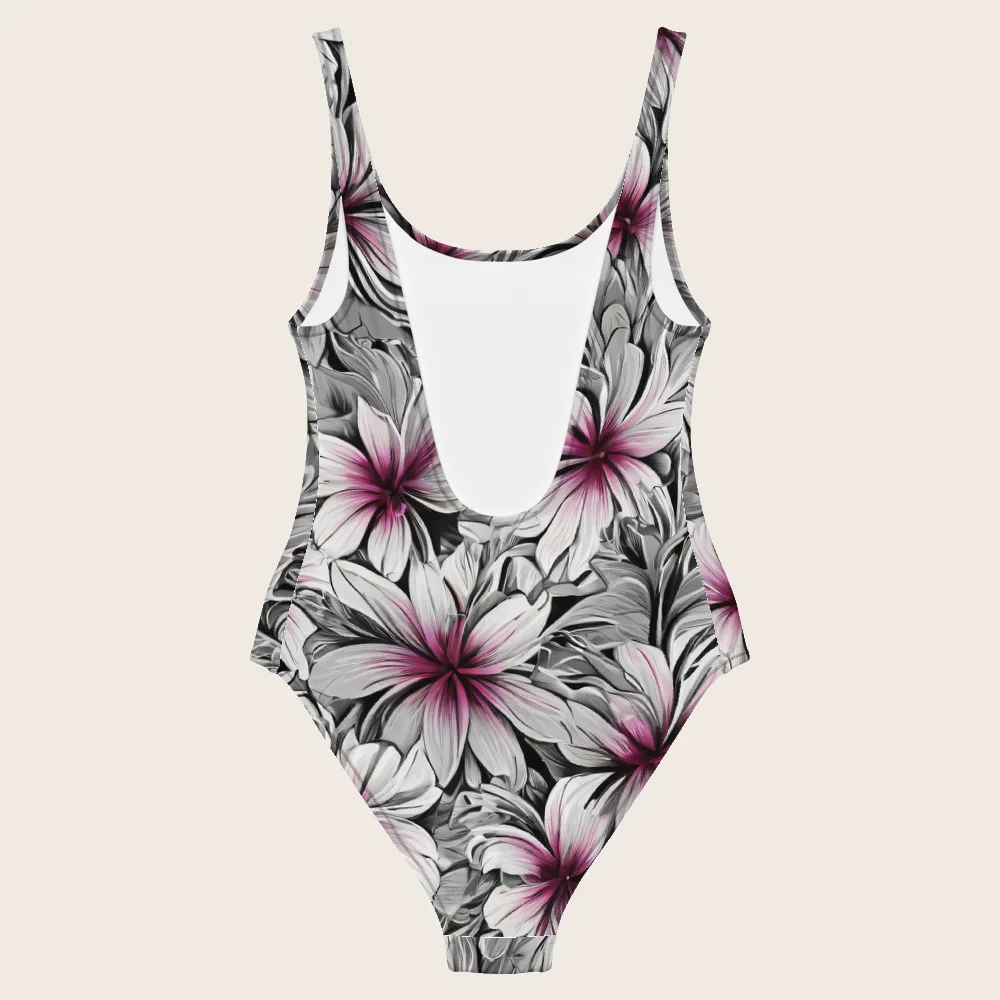 One-Piece Swimsuit on model