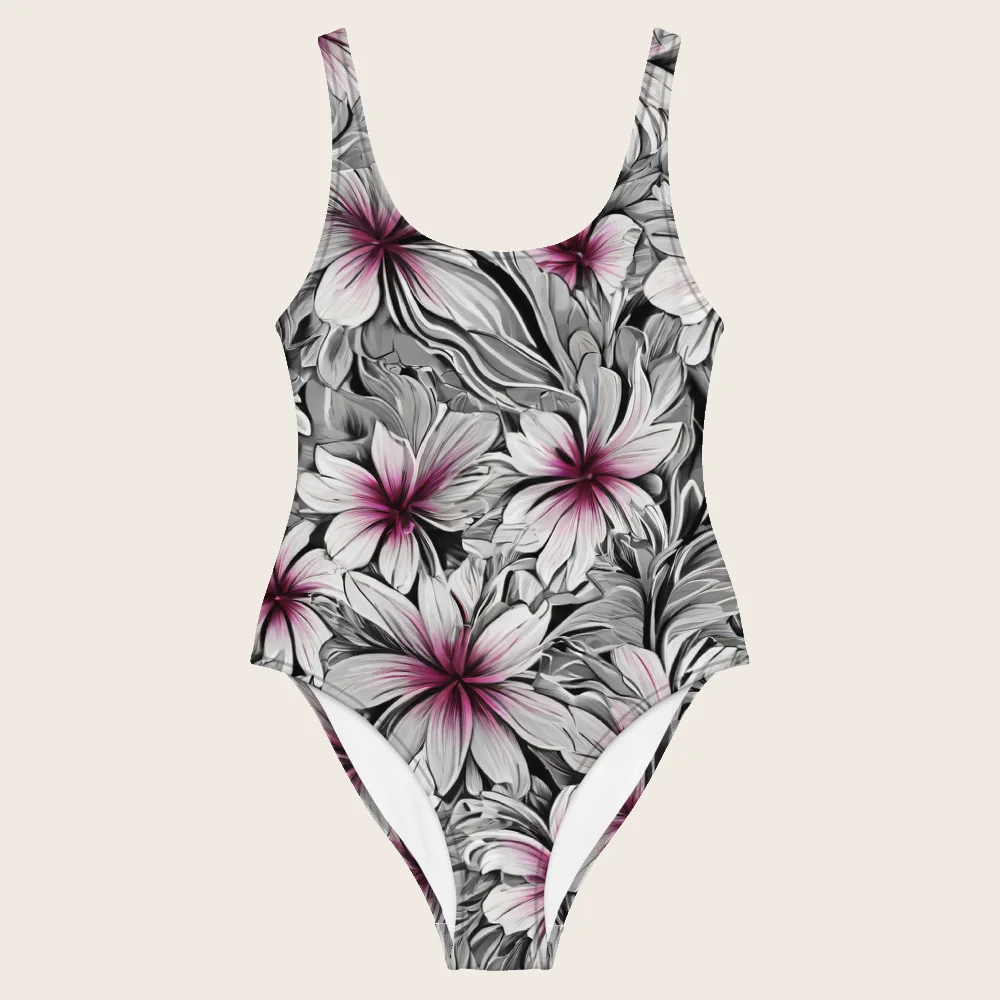 One-Piece Swimsuit on model
