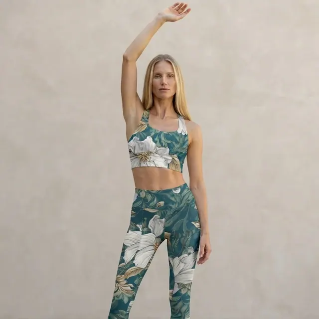 Longline Sports Bra, one-of-one design 8BBC2656