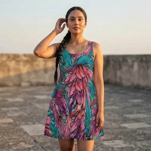 Skater Dress, one-of-one design D3342DEA