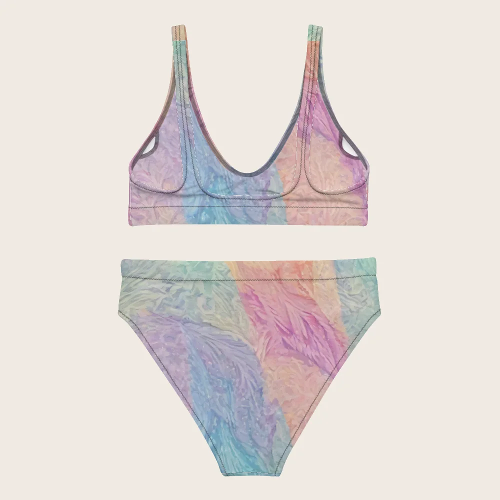 High-Waisted Bikini on model
