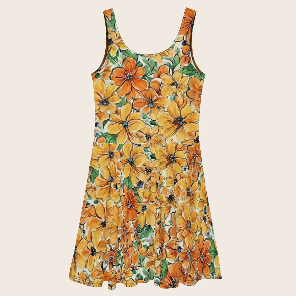 Skater Dress on model
