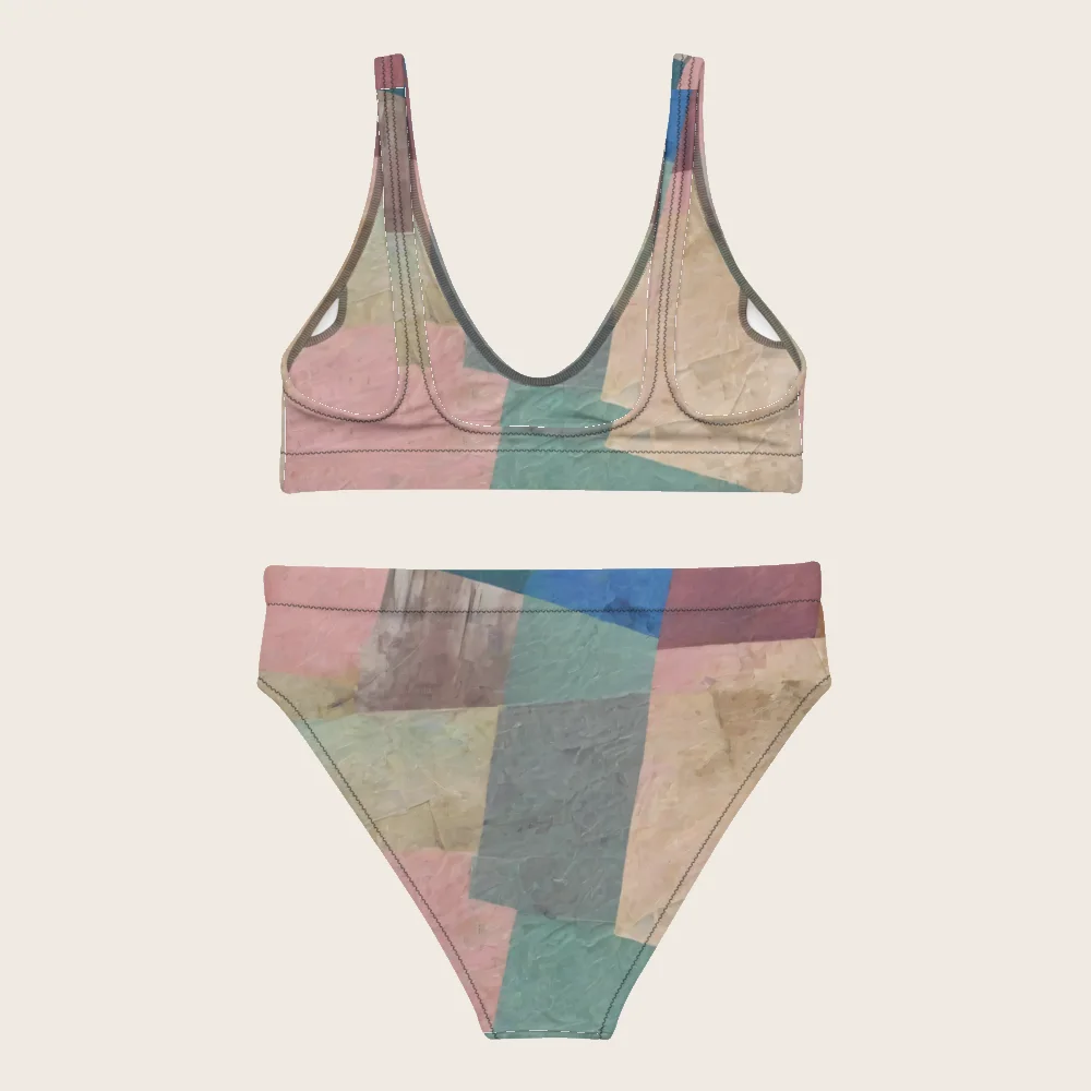 High-Waisted Bikini on model