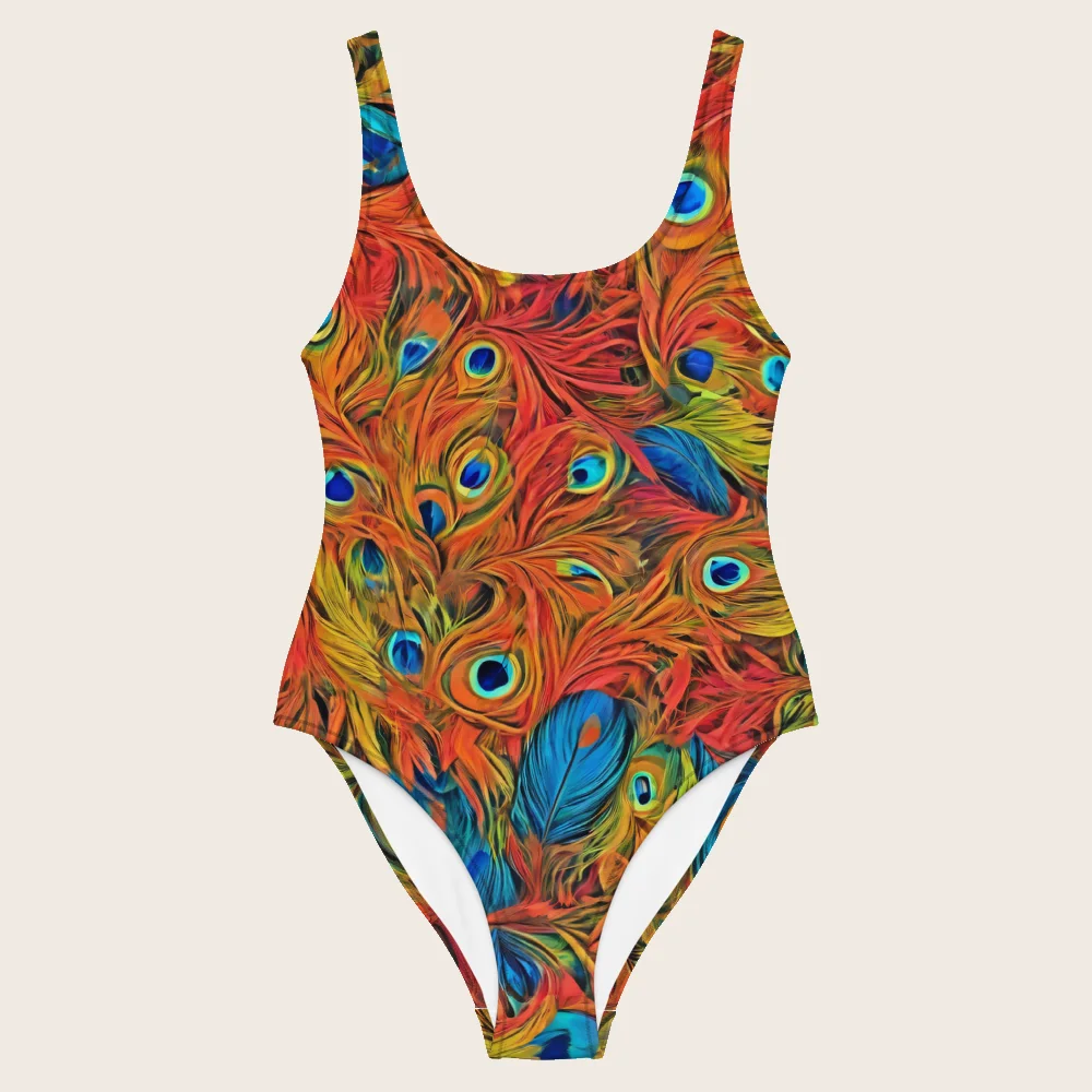 One-Piece Swimsuit on model