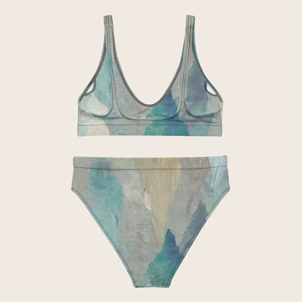 High-Waisted Bikini on model