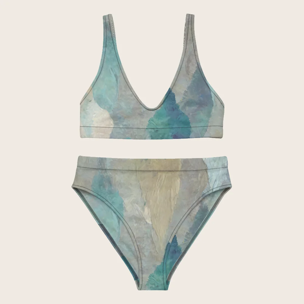 High-Waisted Bikini on model