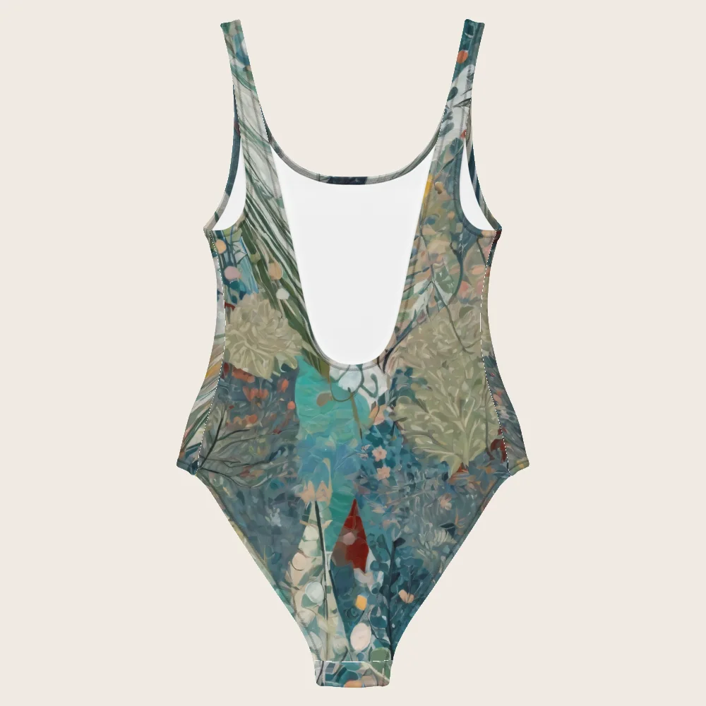 One-Piece Swimsuit on model