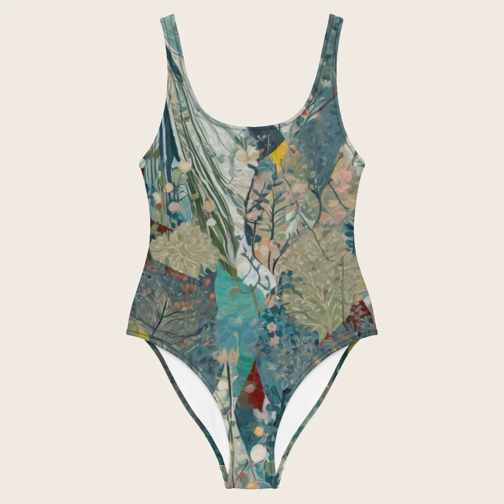 One-Piece Swimsuit on model