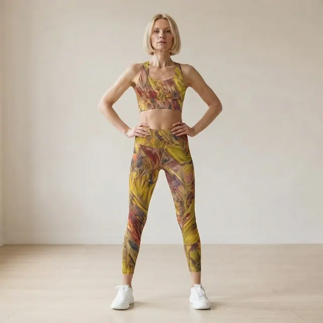 Longline Sports Bra, one-of-one design A38000E7