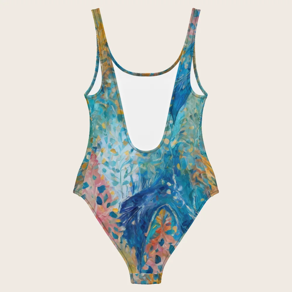 One-Piece Swimsuit on model