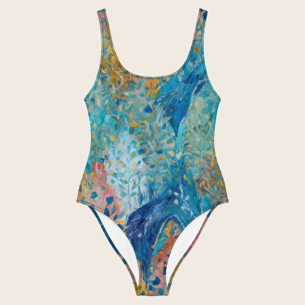One-Piece Swimsuit on model