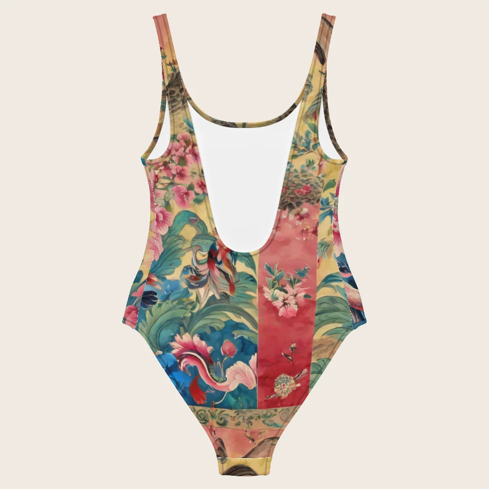 One-Piece Swimsuit on model