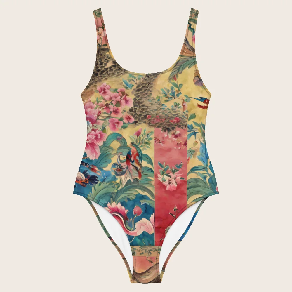 One-Piece Swimsuit on model