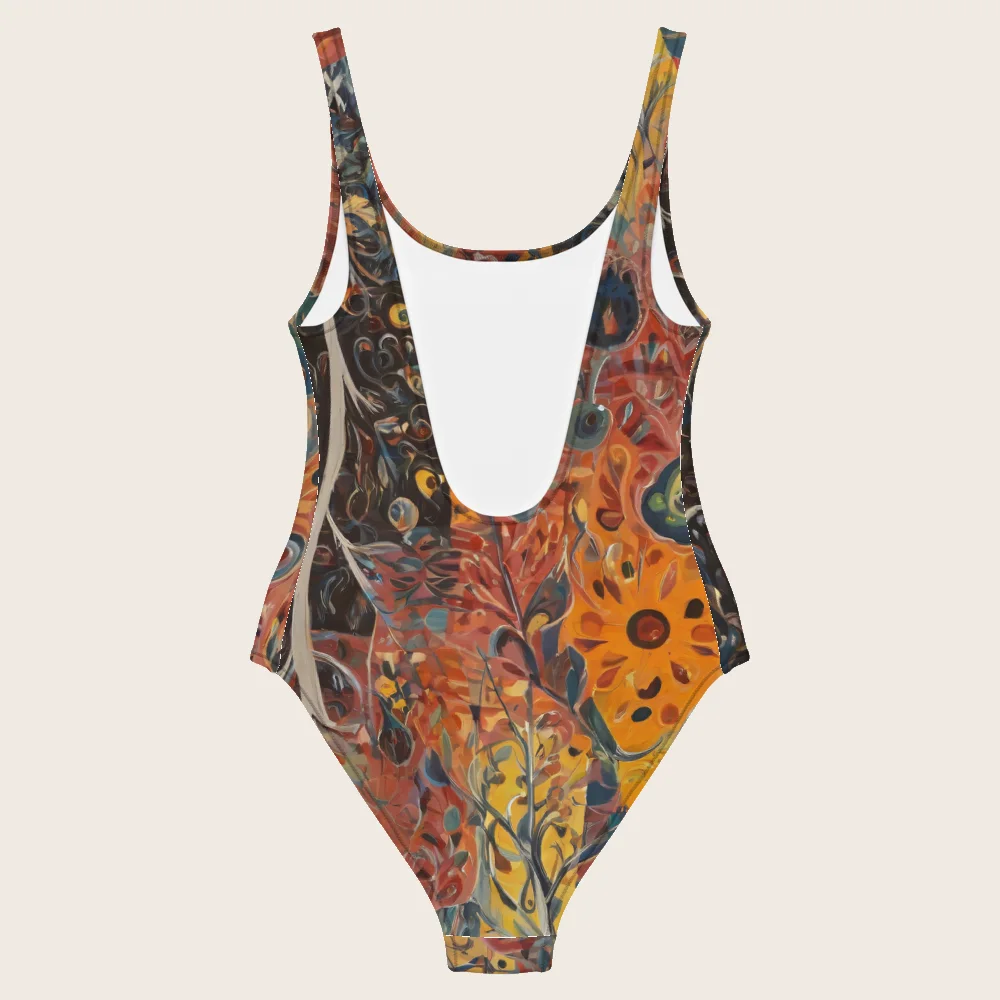 One-Piece Swimsuit on model