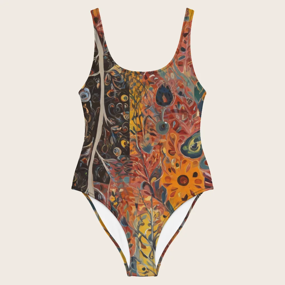 One-Piece Swimsuit on model
