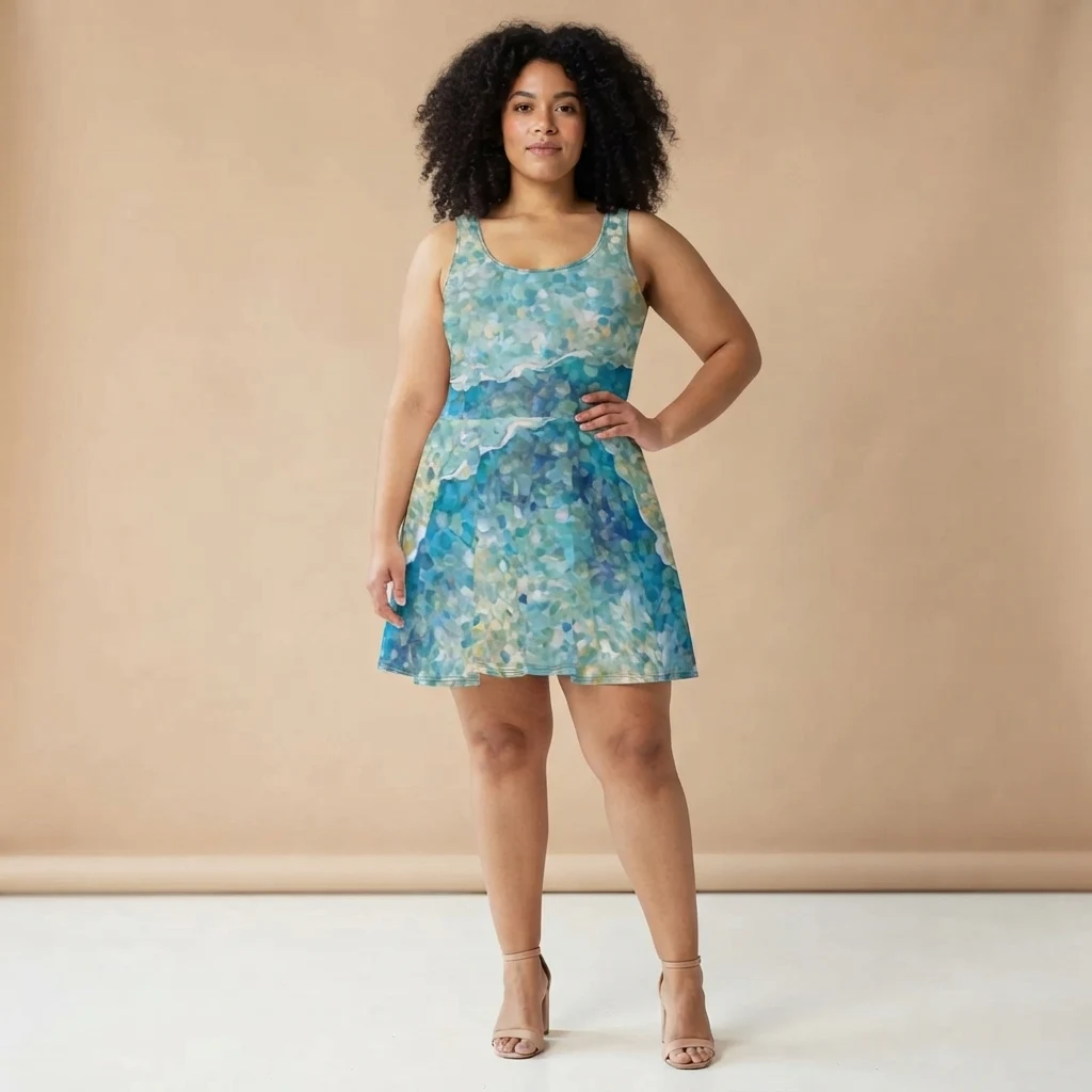 Skater Dress on model