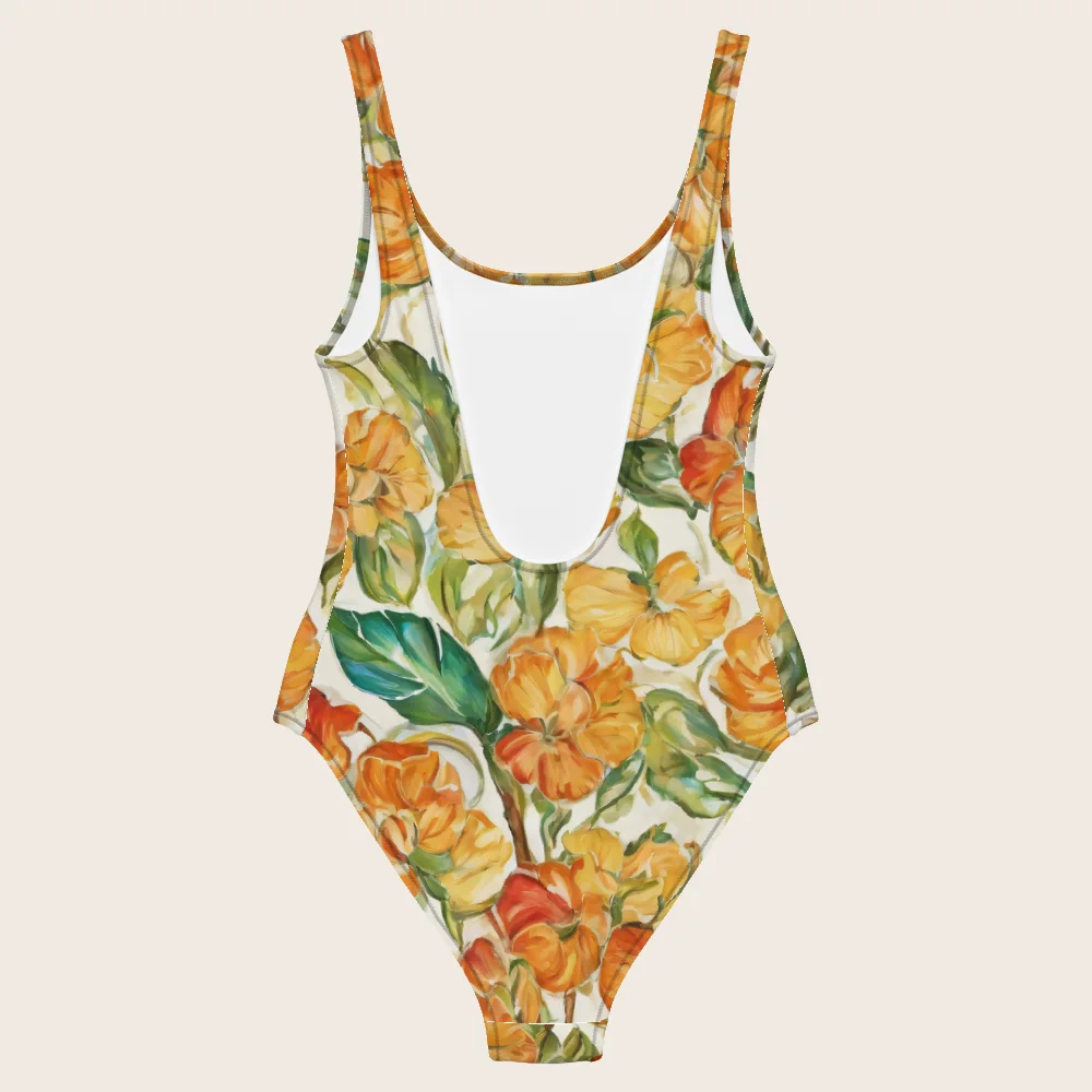 One-Piece Swimsuit on model