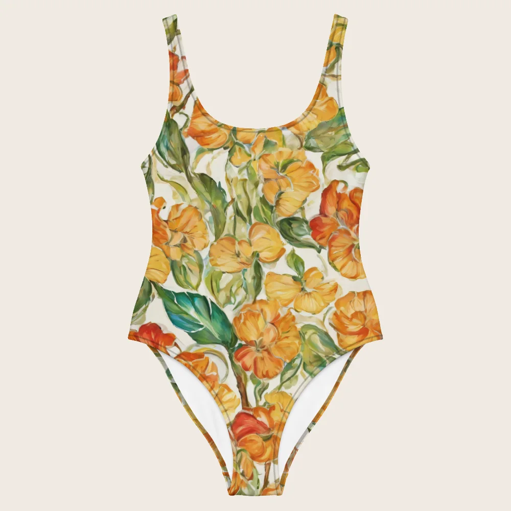 One-Piece Swimsuit on model