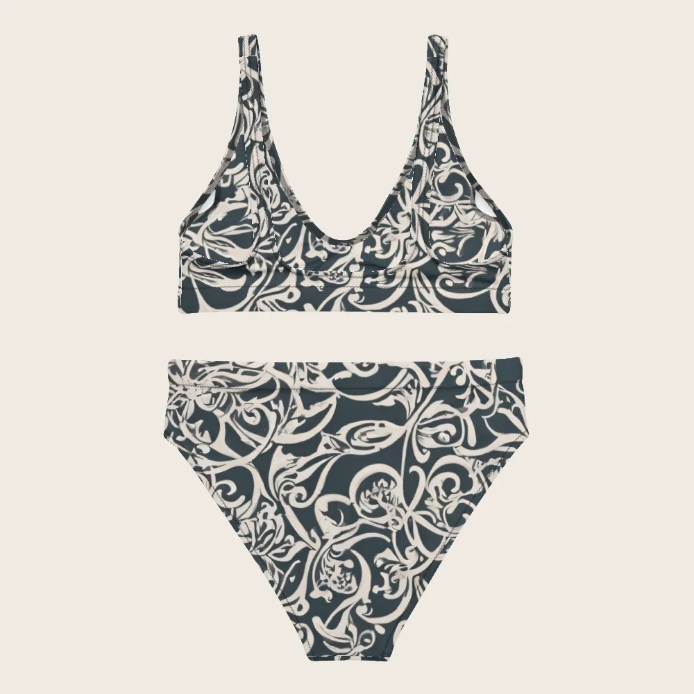High-Waisted Bikini on model