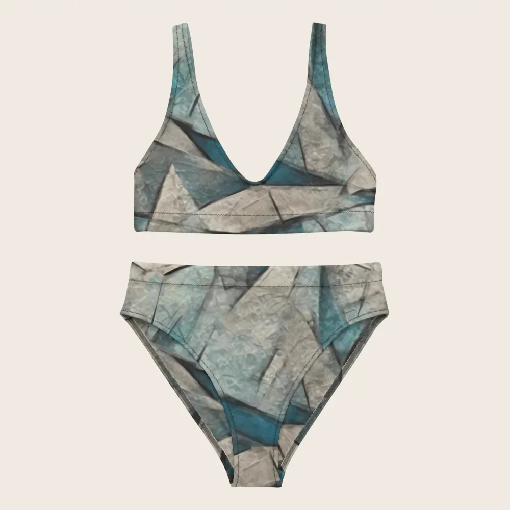 High-Waisted Bikini on model