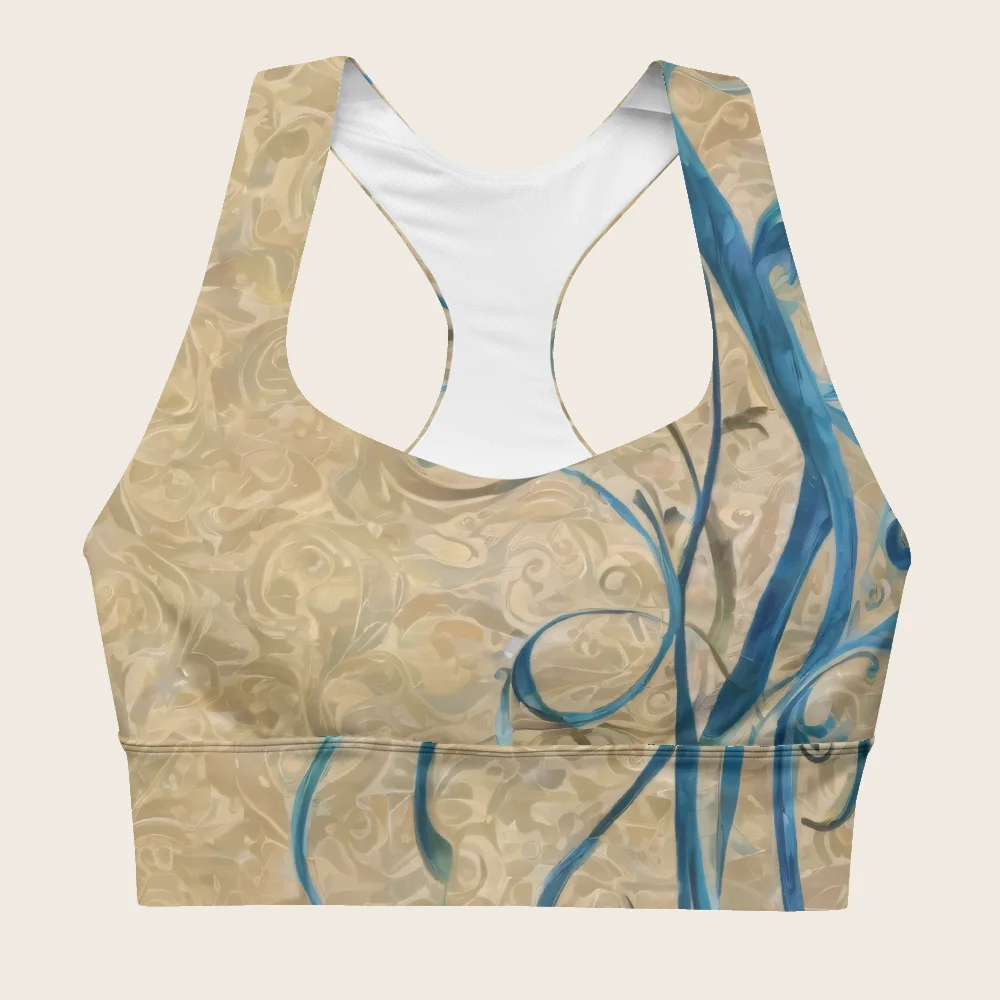 Longline Sports Bra on model