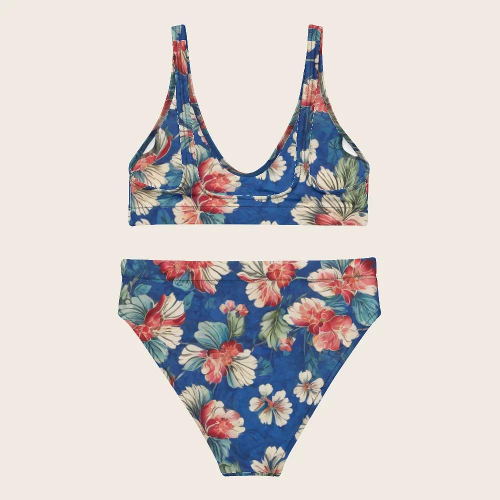 High-Waisted Bikini on model