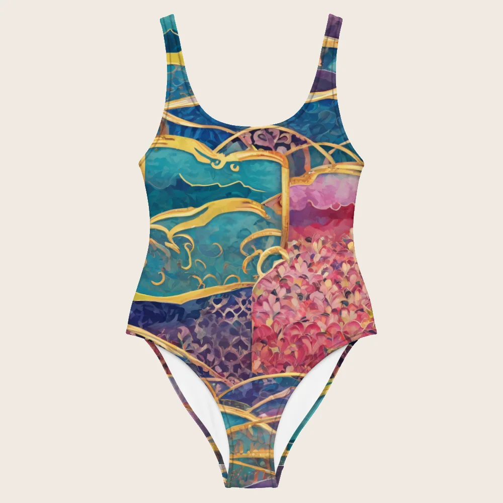 One-Piece Swimsuit on model