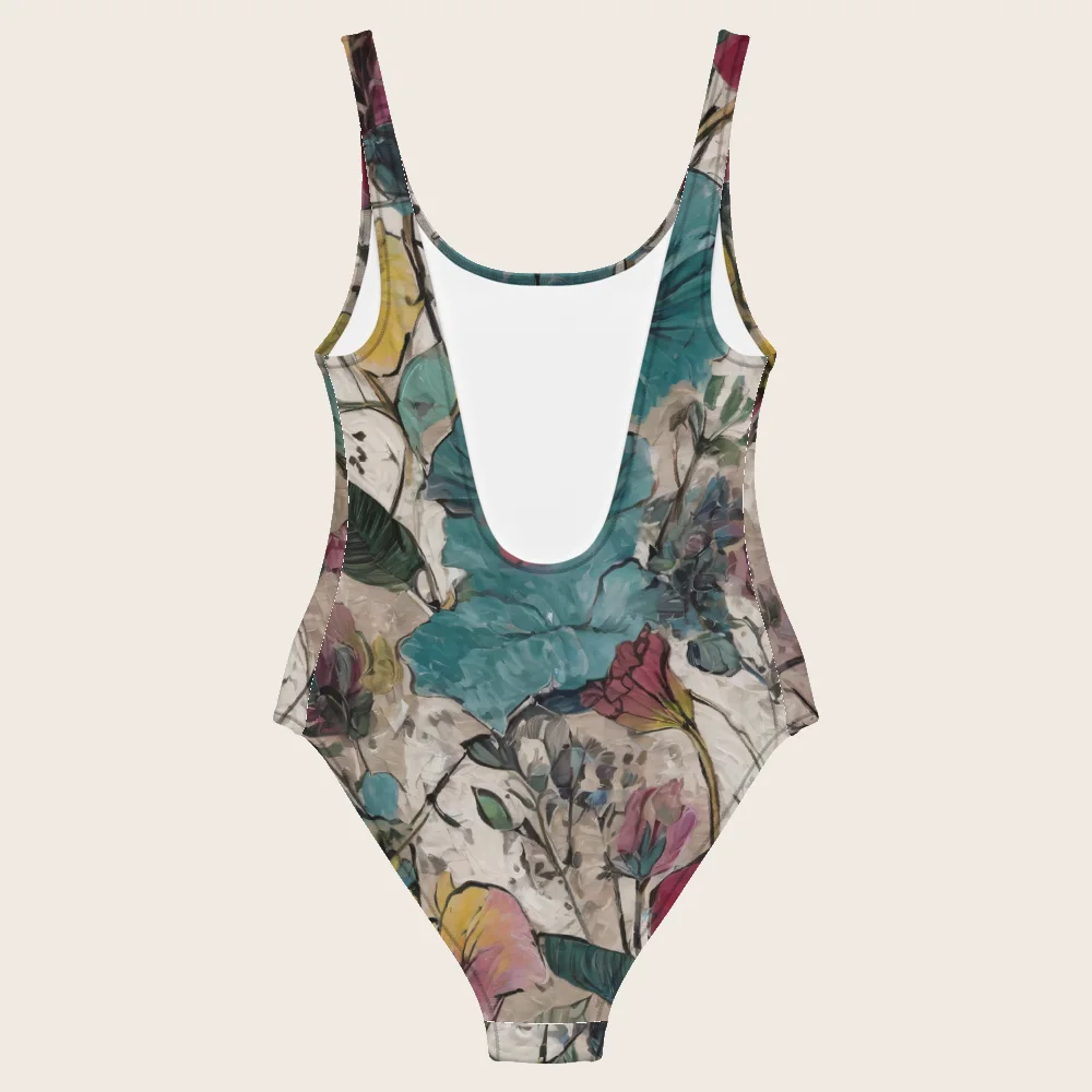 One-Piece Swimsuit on model