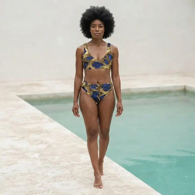 High-Waisted Bikini, one-of-one design DB92DD9B