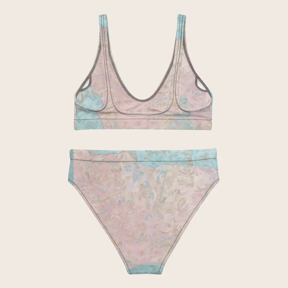 High-Waisted Bikini on model