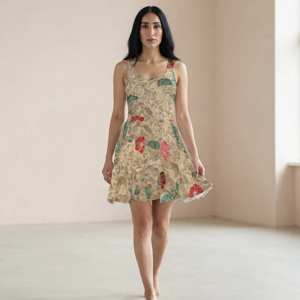 Skater Dress on model