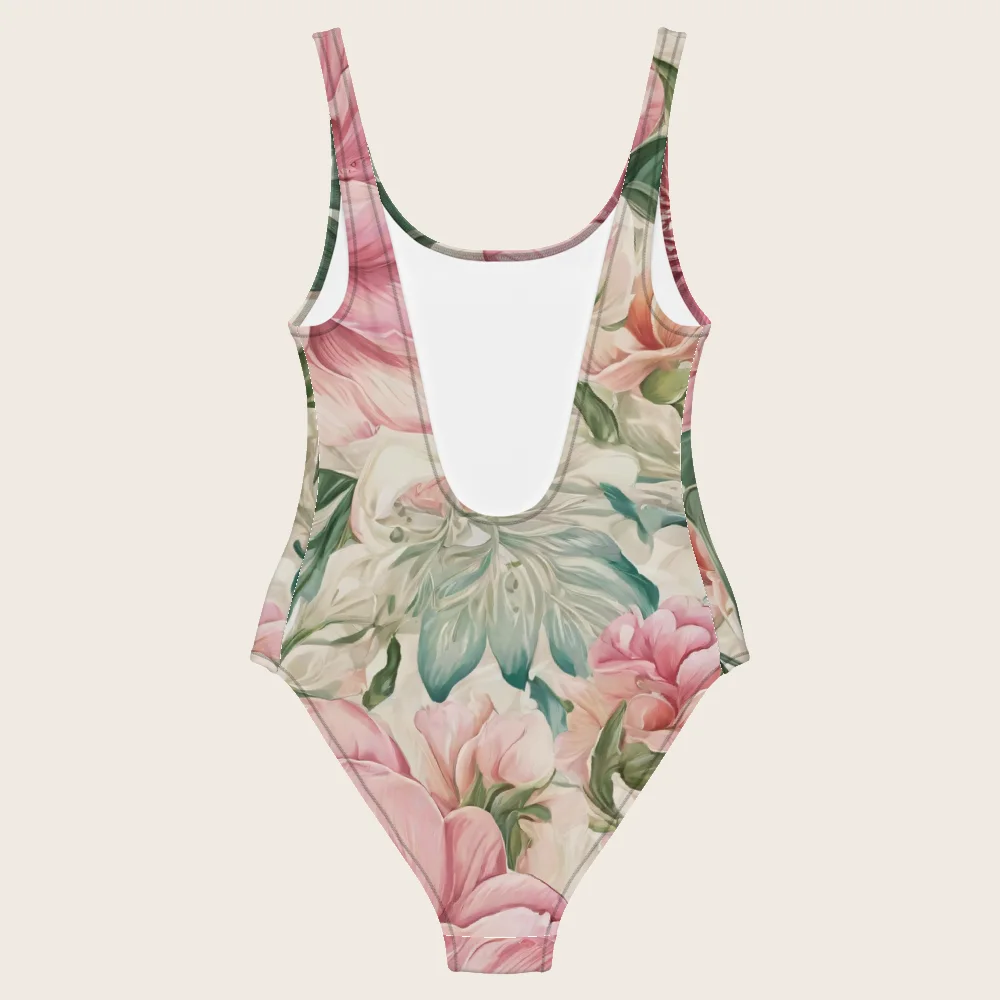 One-Piece Swimsuit on model