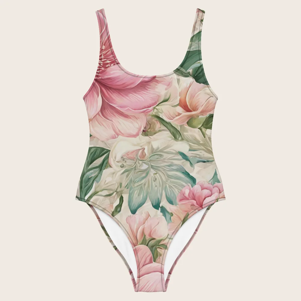 One-Piece Swimsuit on model