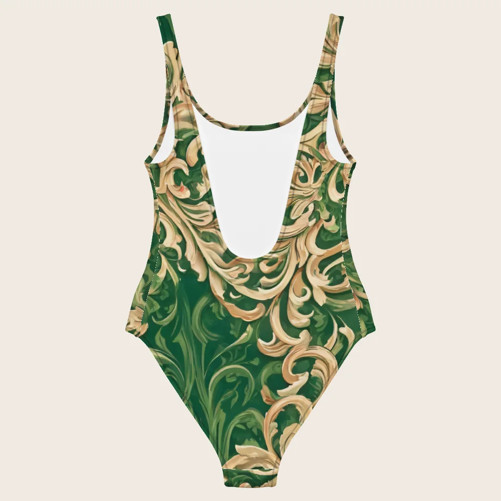 One-Piece Swimsuit on model