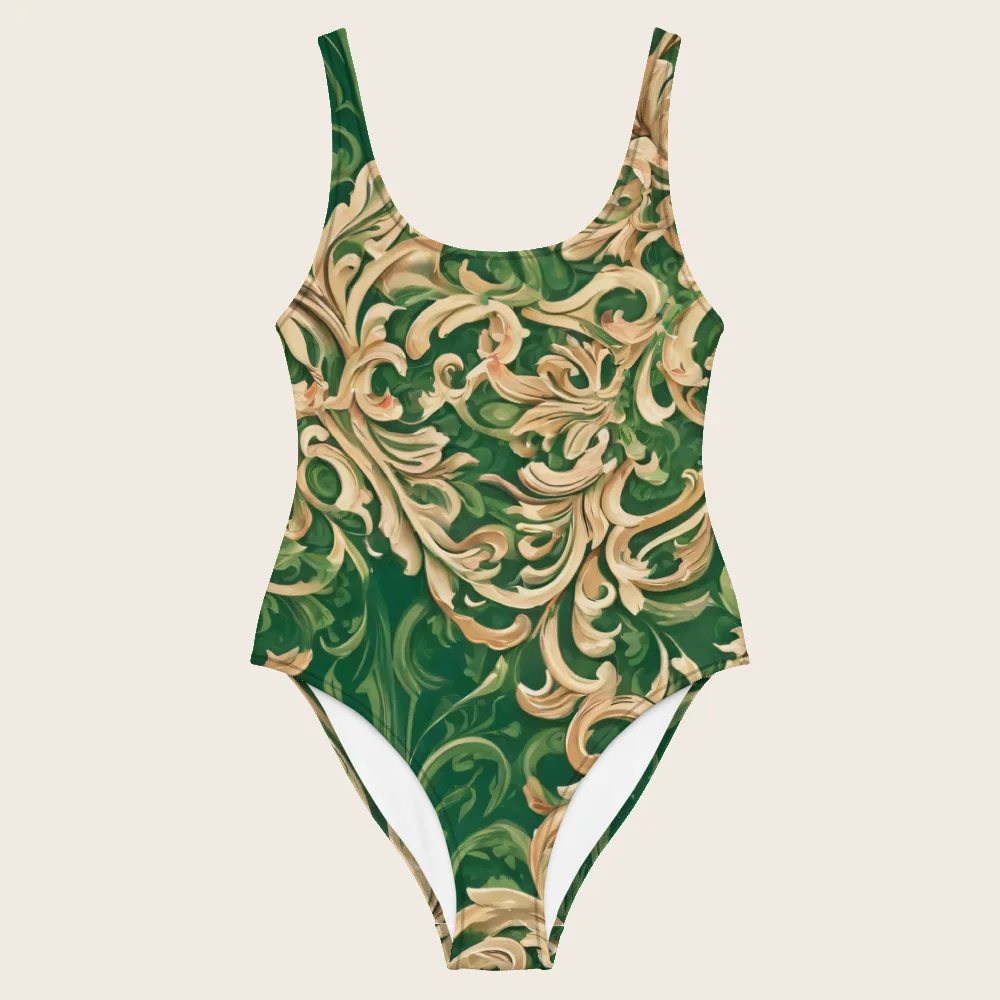One-Piece Swimsuit on model