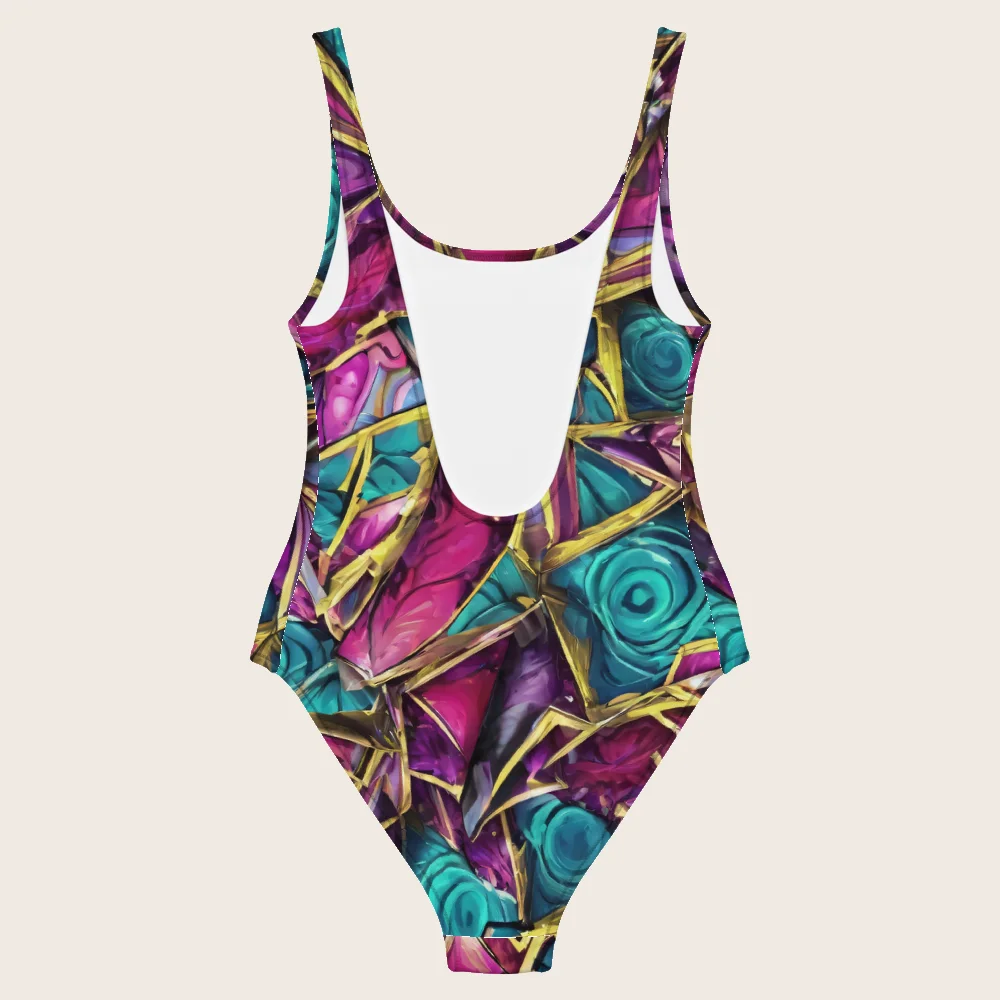 One-Piece Swimsuit on model