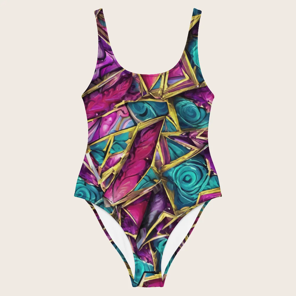 One-Piece Swimsuit on model