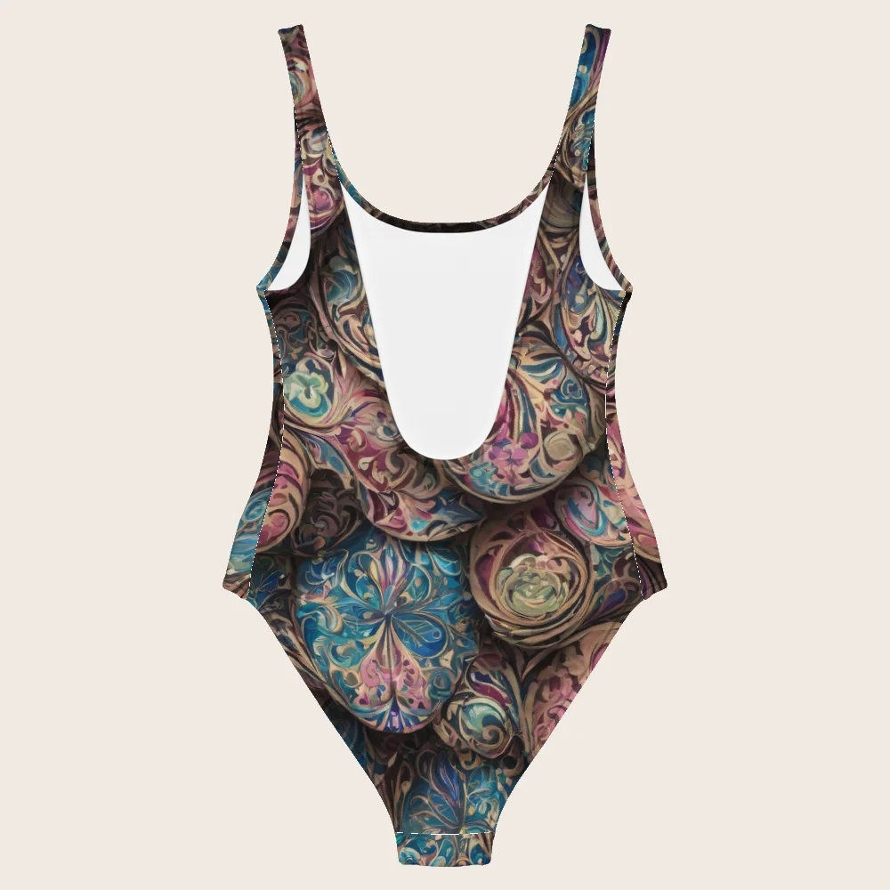 One-Piece Swimsuit on model