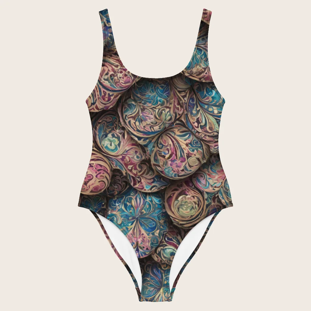 One-Piece Swimsuit on model